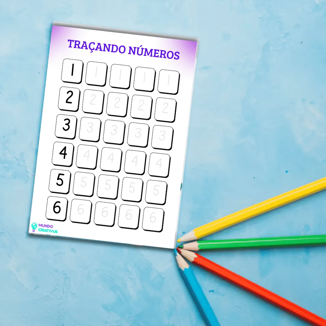 Traçando Números de 1 a 100 - Atividades Pedagógicas - Mundo Criativus Traçando Números de 1 a 100 - Atividades Pedagógicas - Mundo Criativus