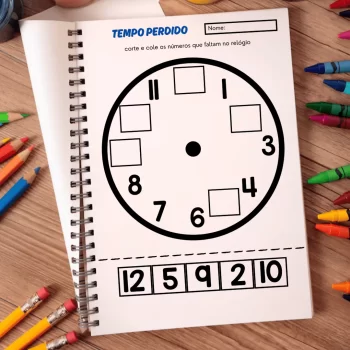Apostila Aprendendo as Horas - Atividades Pedagógicas - Mundo Criativus
