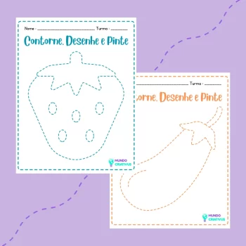 Atividades de Desenhar e Colorir para Imprimir - Atividades Pedagógicas - Mundo Criativus