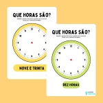 Atividades Horas no Relógio – Atividades Pedagógicas – Mundo Criativus