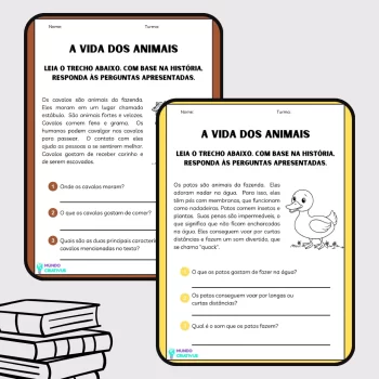 Atividades de Leitura e Interpretação de Texto - Atividades Pedagógicas - Mundo Criativus