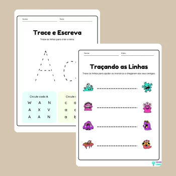 Apostila Academia dos Monstrinhos - atividades para educação infantil - Atividades Pedagógicas - Mundo Criativus