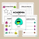 Apostila Academia dos Monstrinhos – atividades para educação infantil – Atividades Pedagógicas – Mundo Criativus