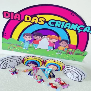 Painel Decorativo Dia das Crianças - Mundo Criativus