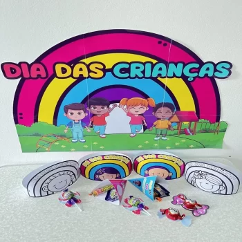 Painel Decorativo Dia das Crianças - Mundo Criativus