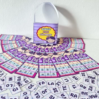 Bingo das Sílabas Simples - Atividades Pedagógicas - Mundo Criativus