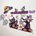 Painel Decorativo de Dia das Bruxas – Mundo Criativus