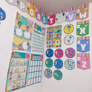 Kit Sala de Aula Divertidamente - Atividades Pedagógicas - Mundo Criativus