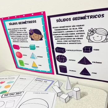 Atividades com Sólidos Geométricos - Atividades Pedagógicas - Mundo Criativus